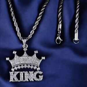 *NEW!* Iced 14K KING Pendant & Chain